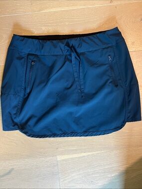 Magellan Outdoors Navy Blue Athletic Skort